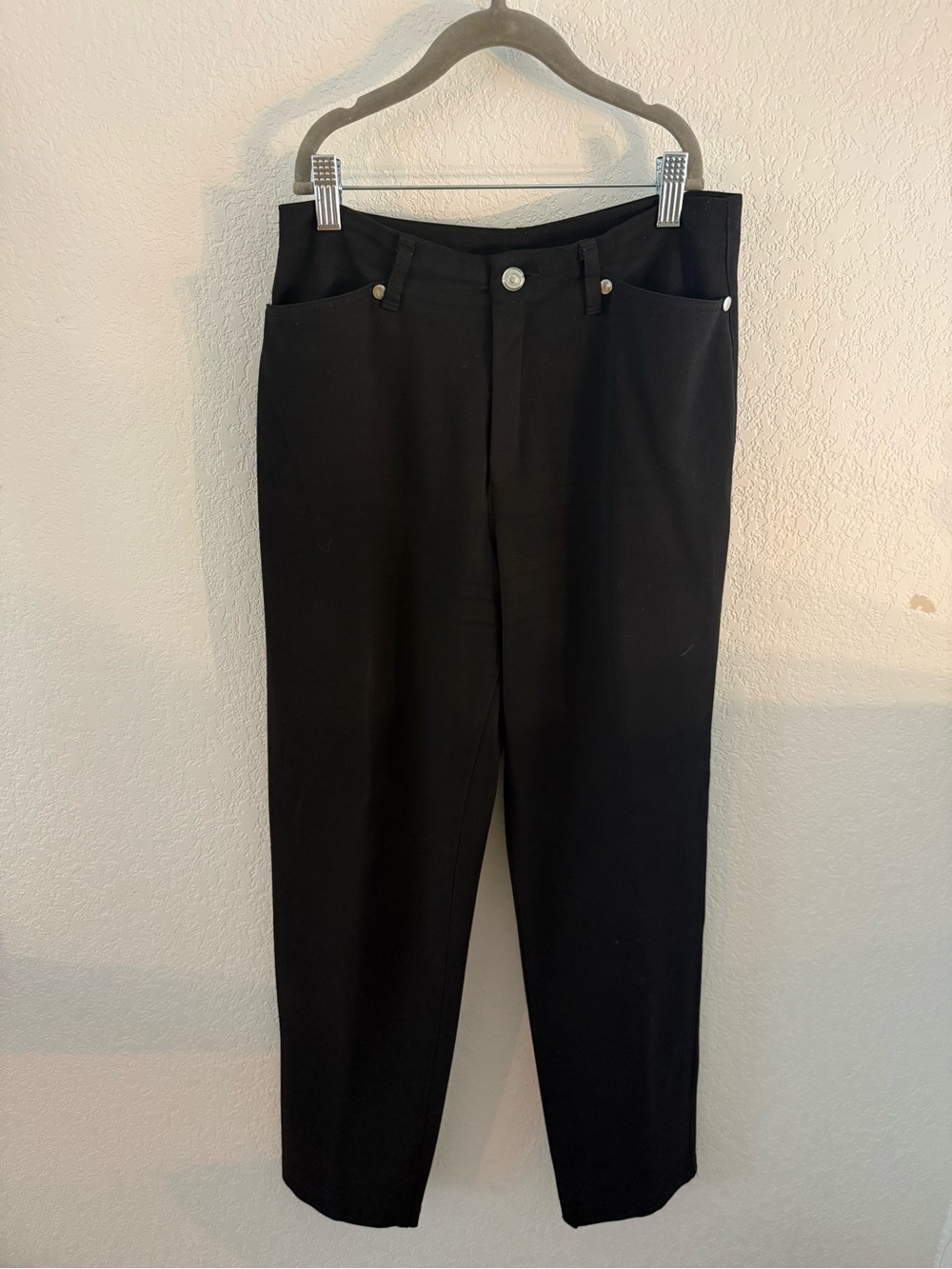 Vintage bebe Black Dress Pants with Branded Waistband
